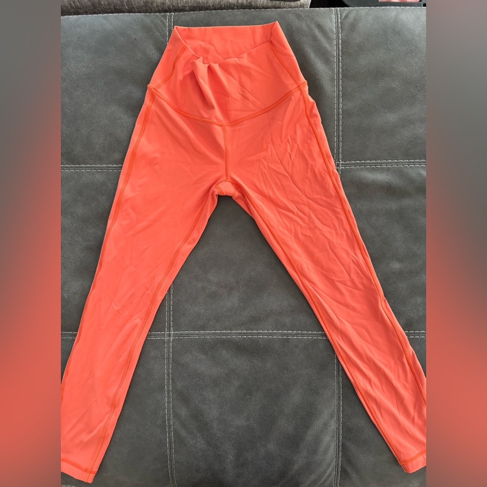 Lululemon orange size 4 leggings